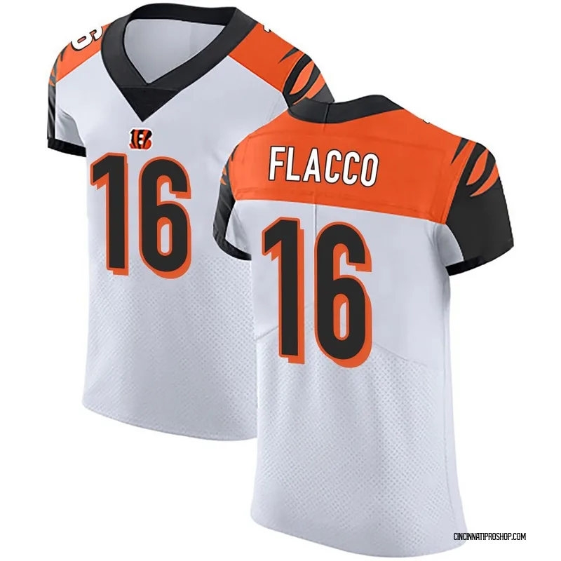 White Men's Joe Flacco Cincinnati Bengals Elite Vapor Untouchable Jersey
