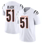 White Men's Justin Blazek Cincinnati Bengals Limited Vapor Untouchable Jersey