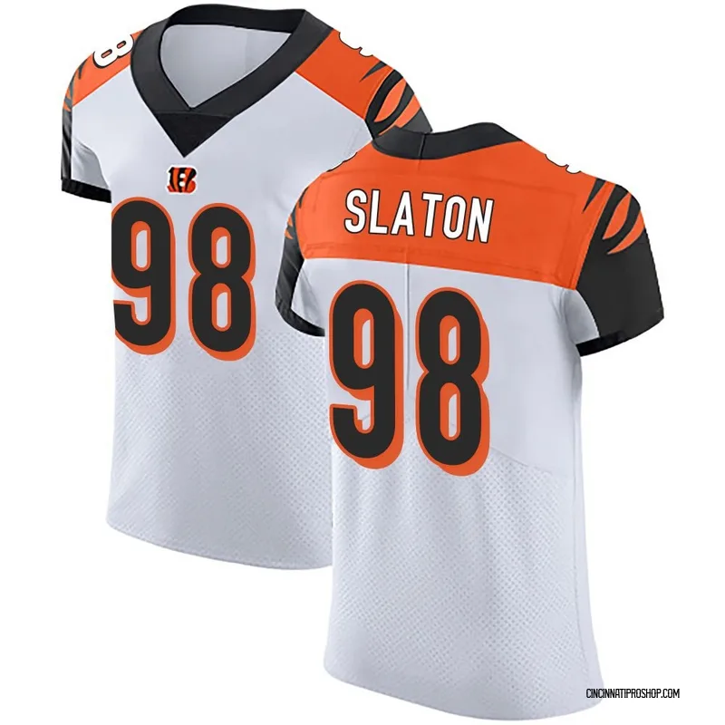 White Men's T.J. Slaton Cincinnati Bengals Elite Vapor Untouchable Jersey
