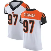 White Men's Tariqious Tisdale Cincinnati Bengals Elite Vapor Untouchable Jersey