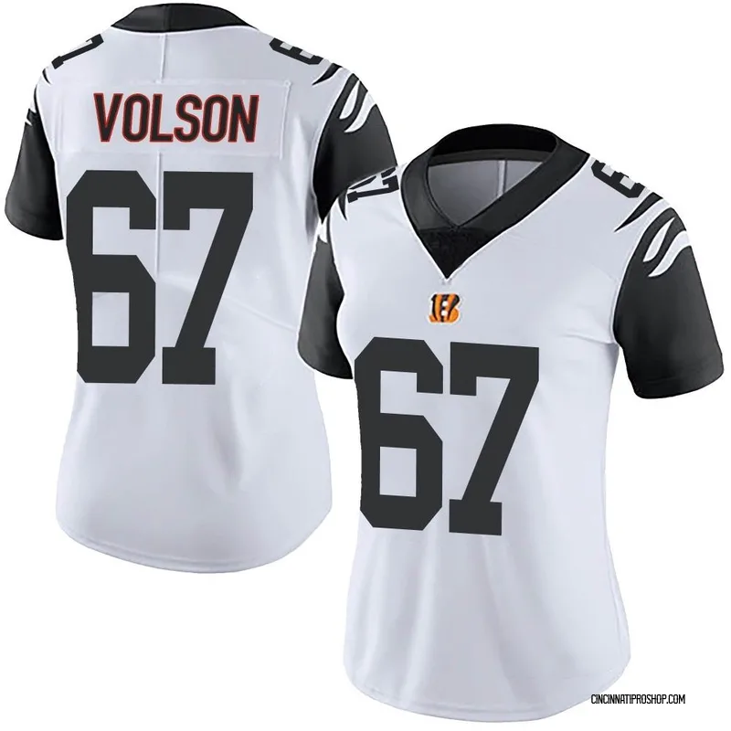 bengals white color rush jersey