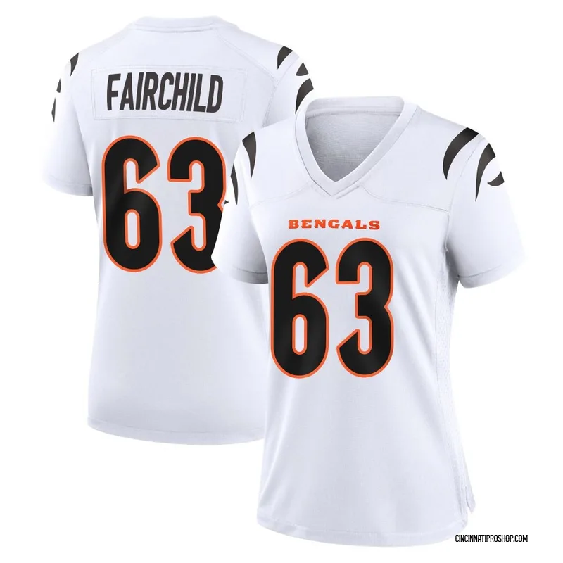 White Women's Dylan Fairchild Cincinnati Bengals Game Jersey
