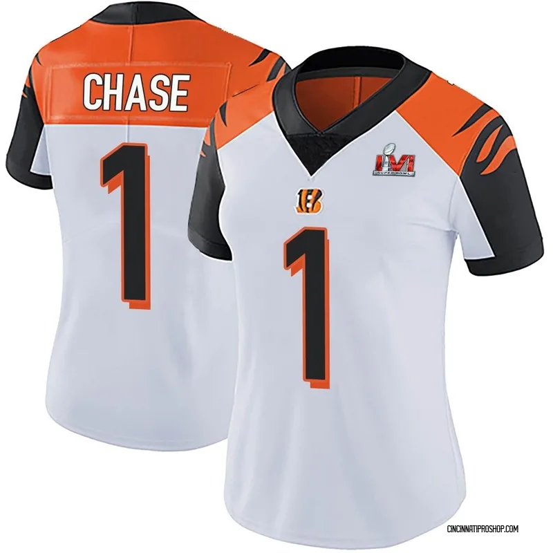 white ja marr chase jersey youth