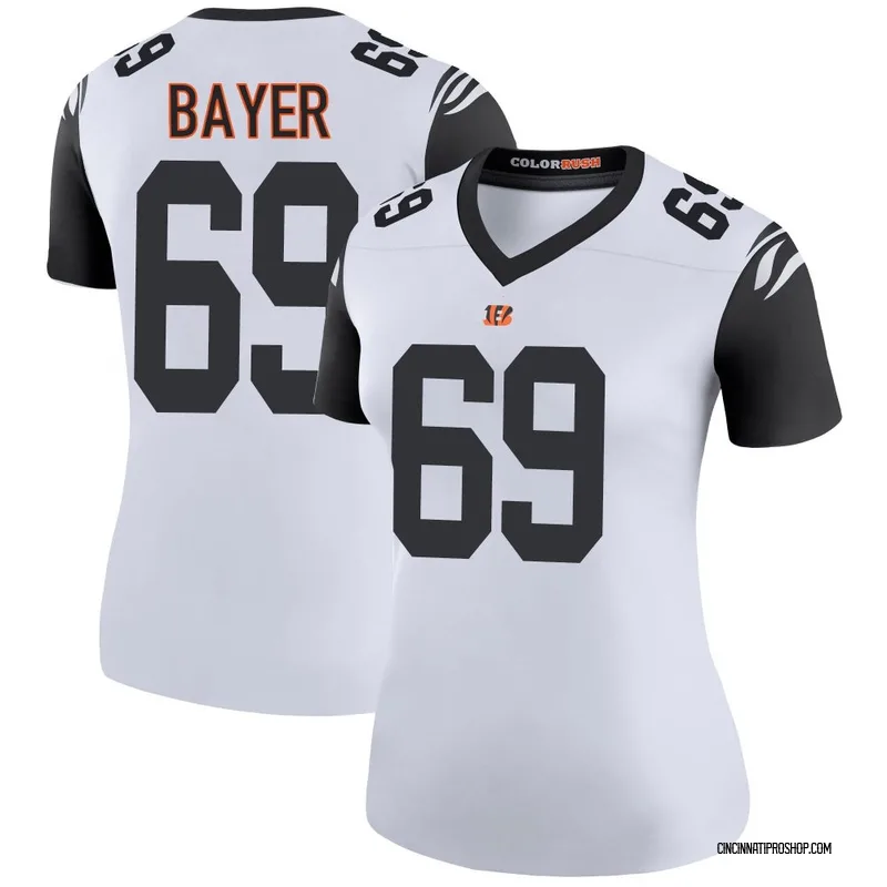 White Women's Jacob Bayer Cincinnati Bengals Legend Color Rush Jersey