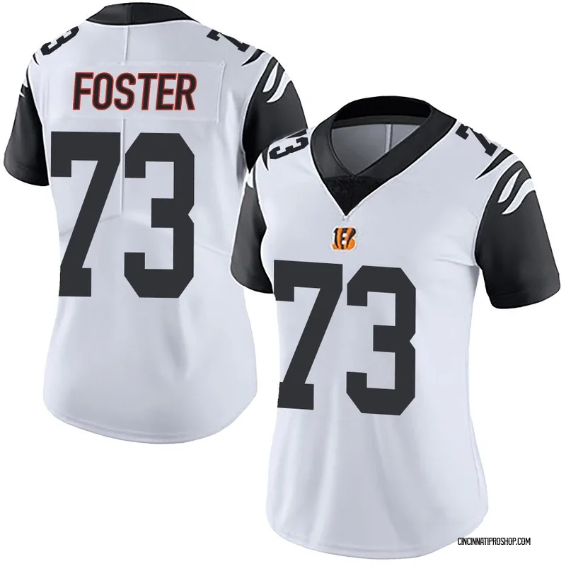 White Women's Javon Foster Cincinnati Bengals Limited Color Rush Vapor Untouchable Jersey