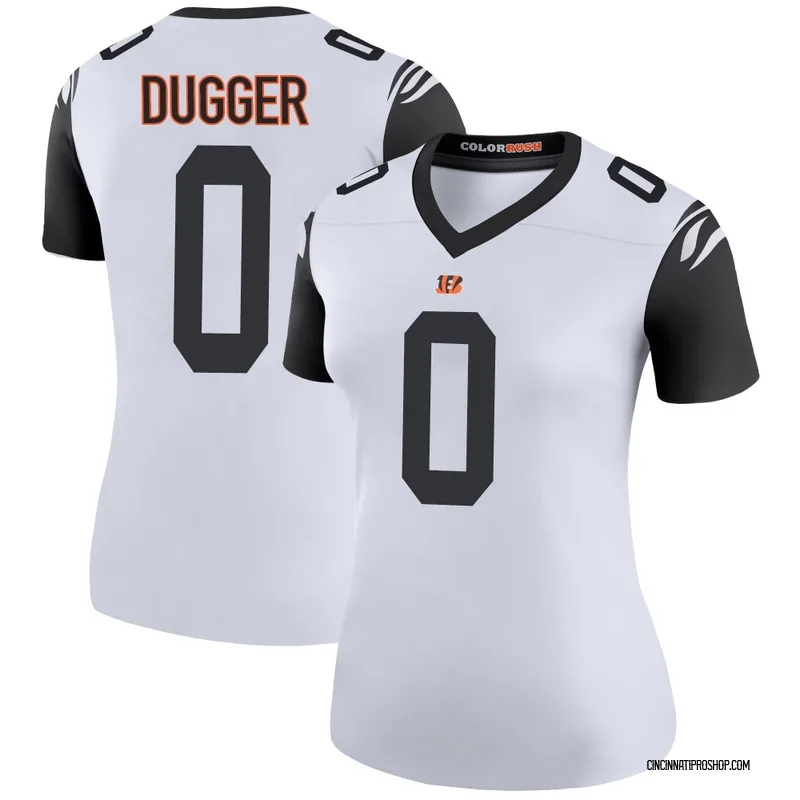 White Women's Kyle Dugger Cincinnati Bengals Legend Color Rush Jersey
