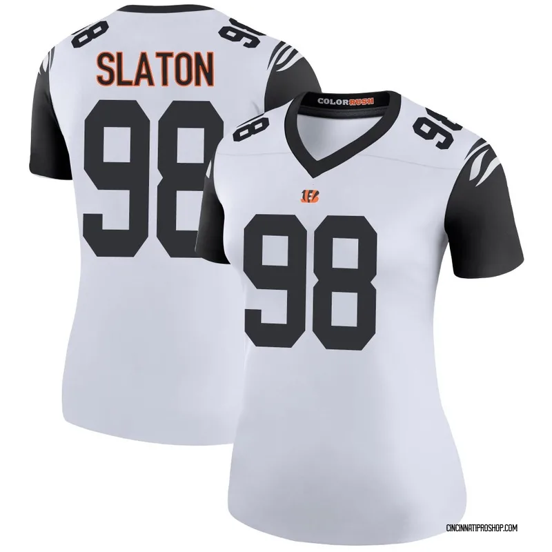 White Women's T.J. Slaton Cincinnati Bengals Legend Color Rush Jersey