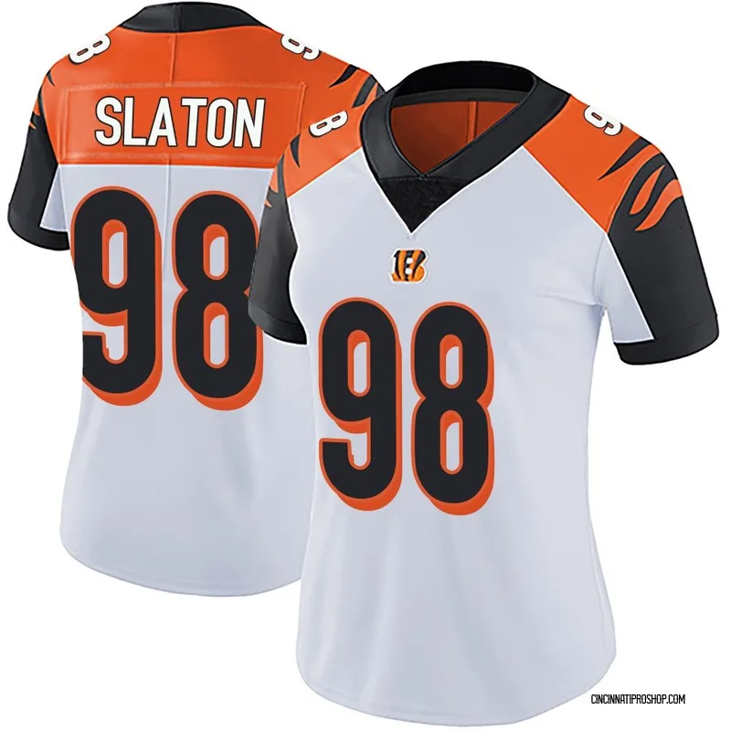 White Women's T.J. Slaton Cincinnati Bengals Limited Vapor Untouchable Jersey