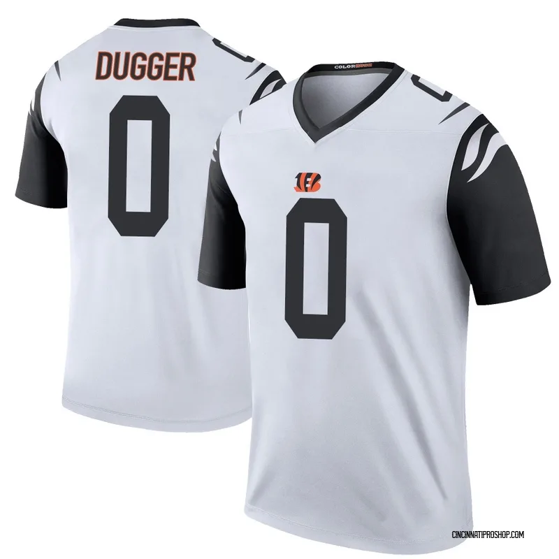 White Youth Kyle Dugger Cincinnati Bengals Legend Color Rush Jersey