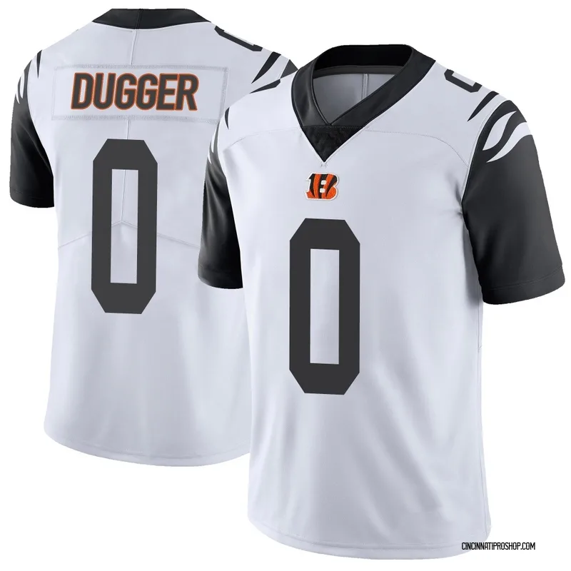 White Youth Kyle Dugger Cincinnati Bengals Limited Color Rush Vapor Untouchable Jersey