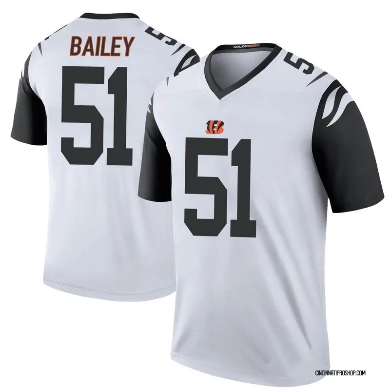 White Youth Markus Bailey Cincinnati Bengals Legend Color Rush Super Bowl  LVI Bound Jersey