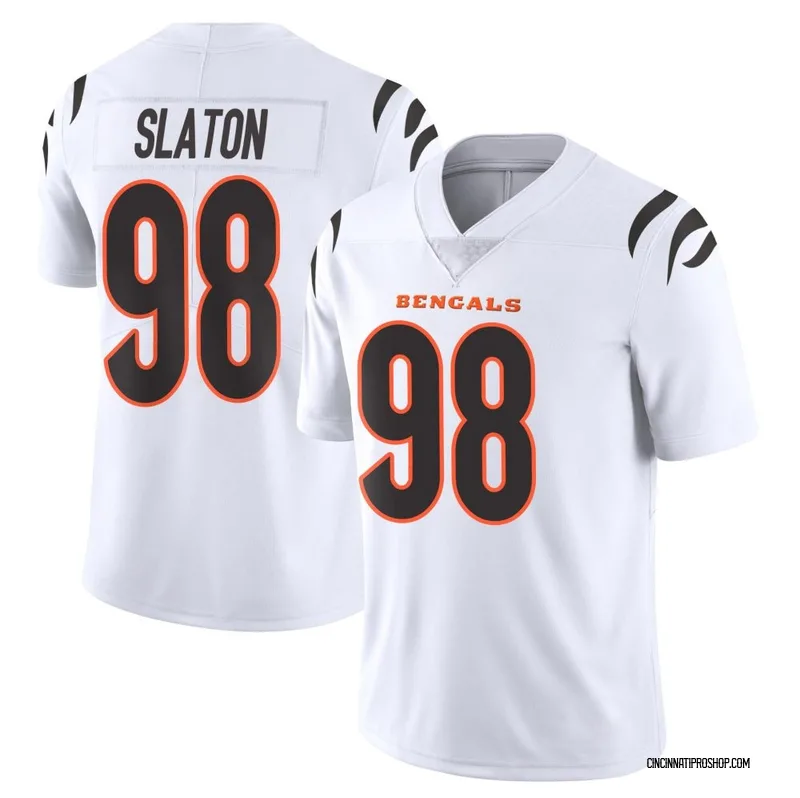 White Youth T.J. Slaton Cincinnati Bengals Limited Vapor Untouchable Jersey