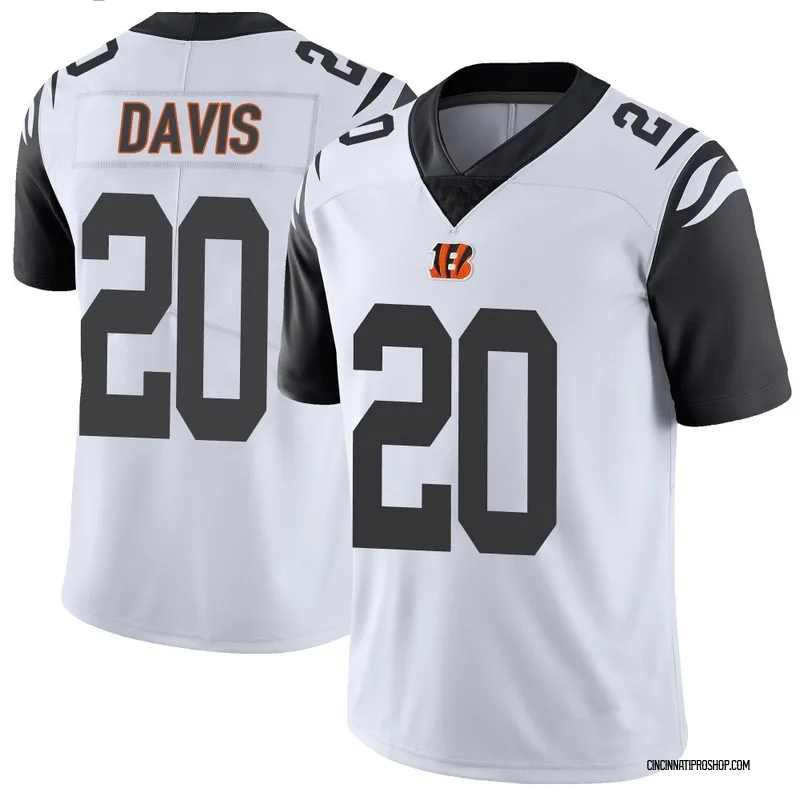White Youth Tacario Davis Cincinnati Bengals Limited Color Rush Vapor Untouchable Jersey