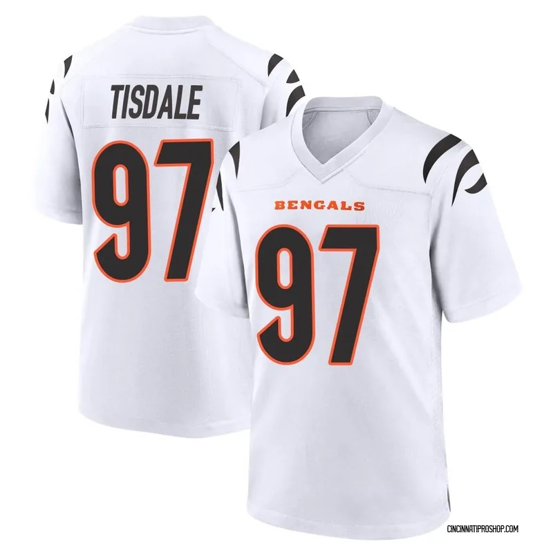 White Youth Tariqious Tisdale Cincinnati Bengals Game Jersey